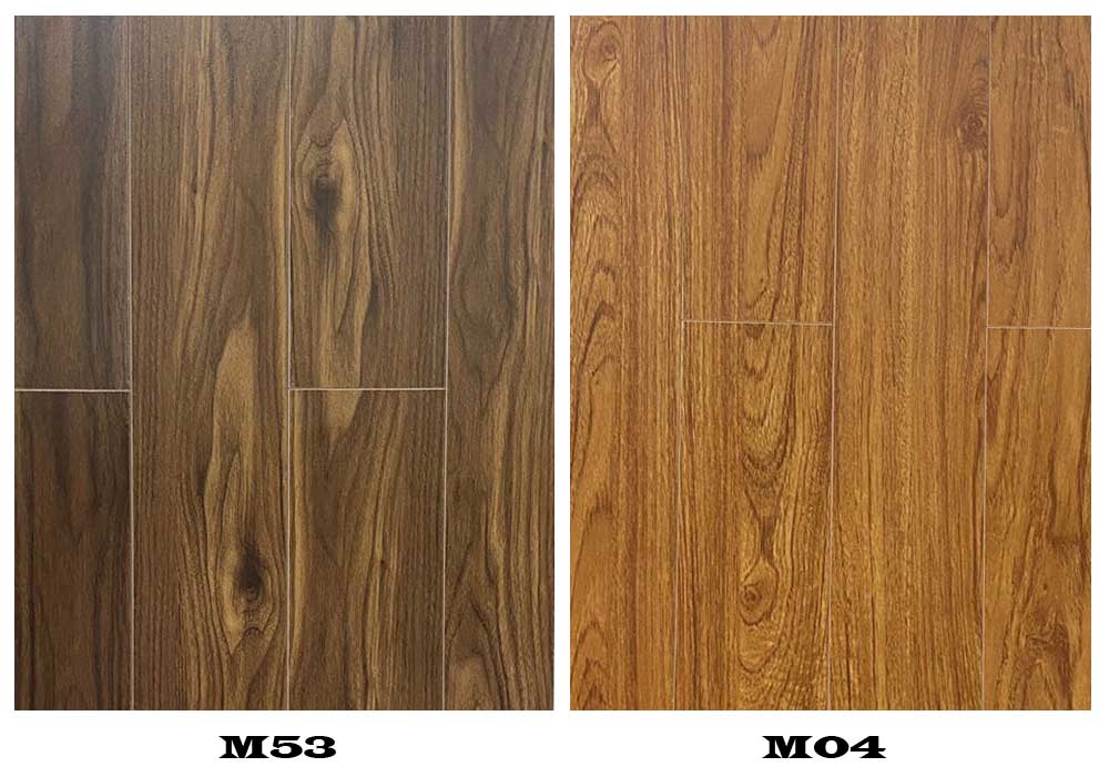 Sàn gỗ maxwell mã màu M53 và M04