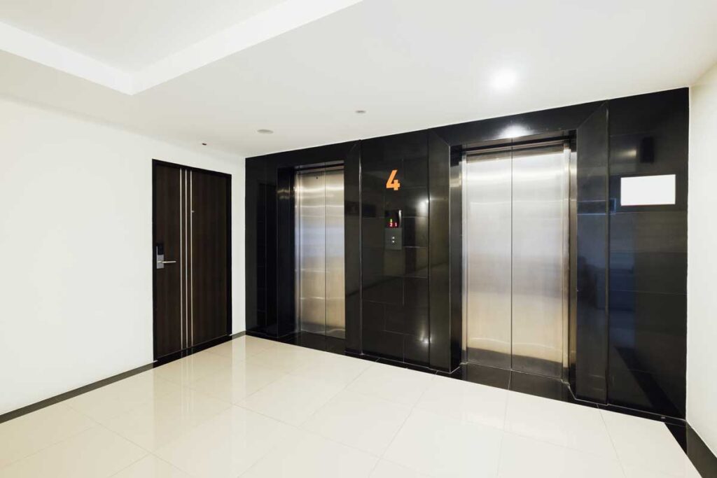 Ốp đá thang máy tại Hà Nội